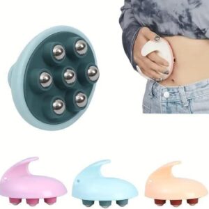 Muscle Roller Handheld 360 Rotating Ball Massager (Multicolour)