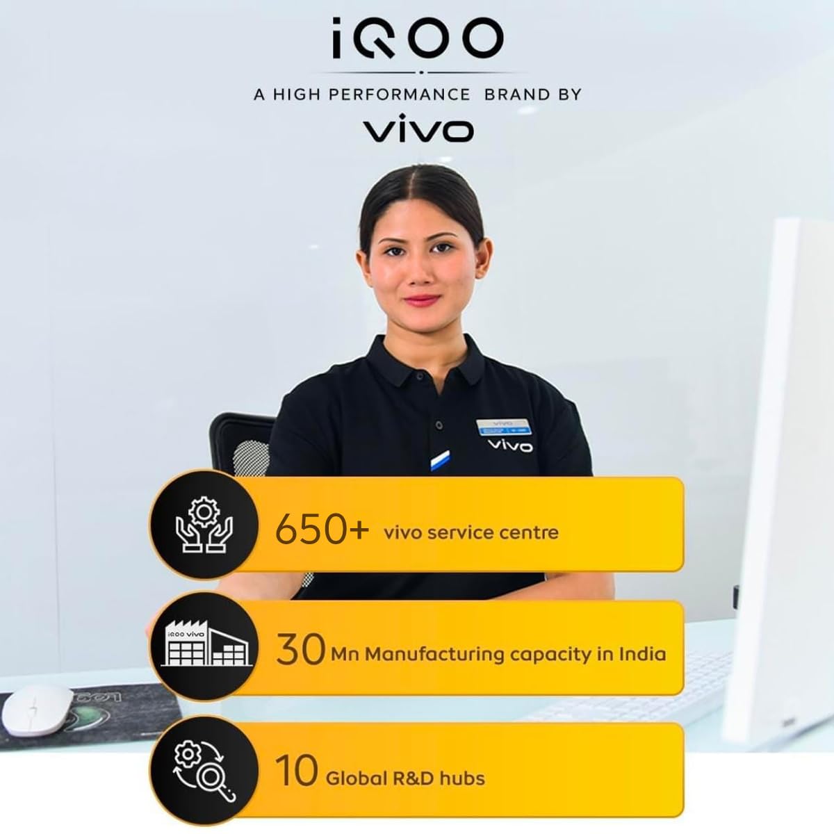 iQOO Z10x 5G – 6GB RAM, 128GB, 6500mAh, Military-Grade, Dimensity 7300 - Image 3